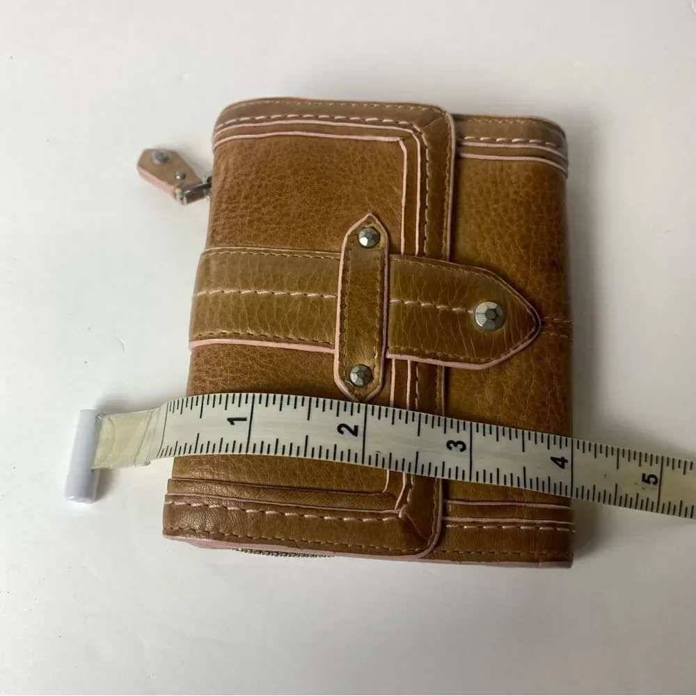 Sigrid Olsen Accessories Brown Leather Trifold Wallet